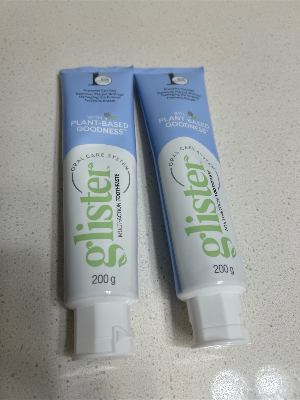 Glister Plant-Based Goodness Toothpaste - 200g SET OF 2 - Picture 2 of 4